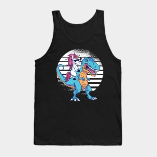 Trex Unicorn gift idea Tank Top